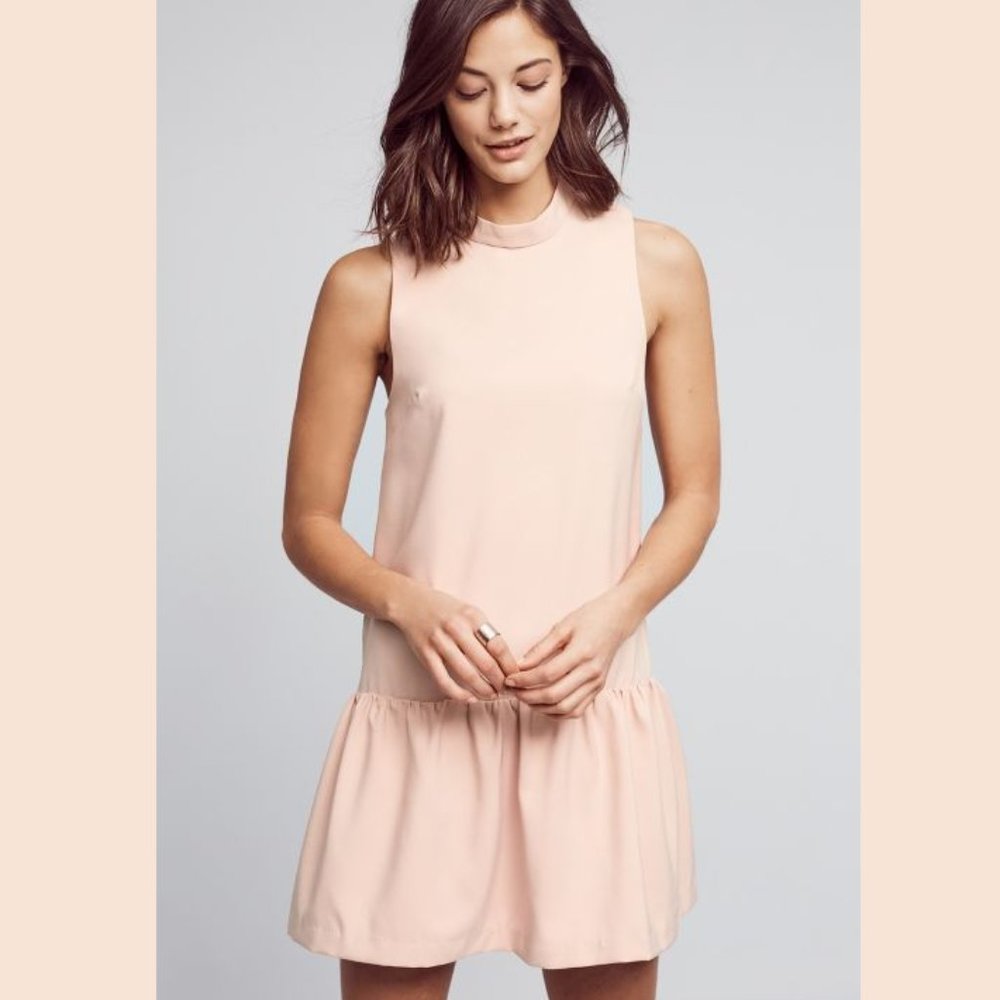 HD in Paris | "Tanya" Drop Waist Mockneck Dress